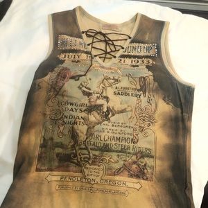 Skinny Minnie Western Style Tank